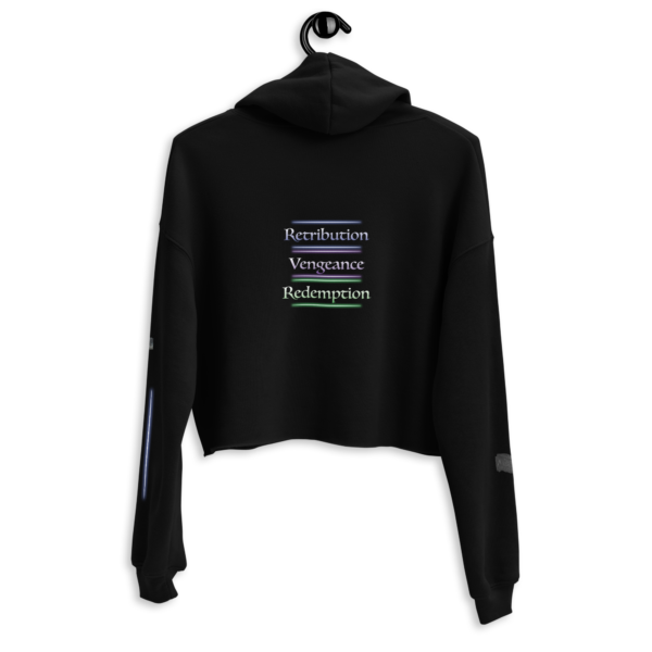 Victoria Villalobos - Retribution women's cropped hoodie black