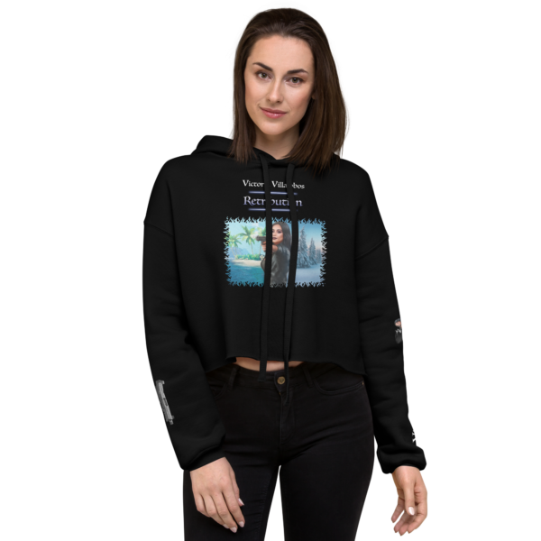 Victoria Villalobos - Retribution women's cropped hoodie black