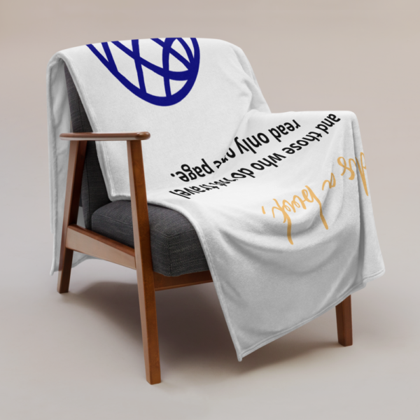 Let's Travel the World throw blanket