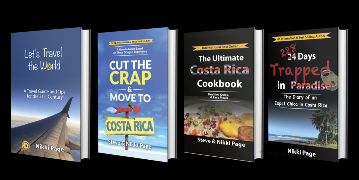 The Travel Guide Collection by travel author Nikki Page: Let's Travel The World: Cut The Crap & Move to Costa RIca, The Ultimate Costa Rica, 228 Days Trapped in Paradise