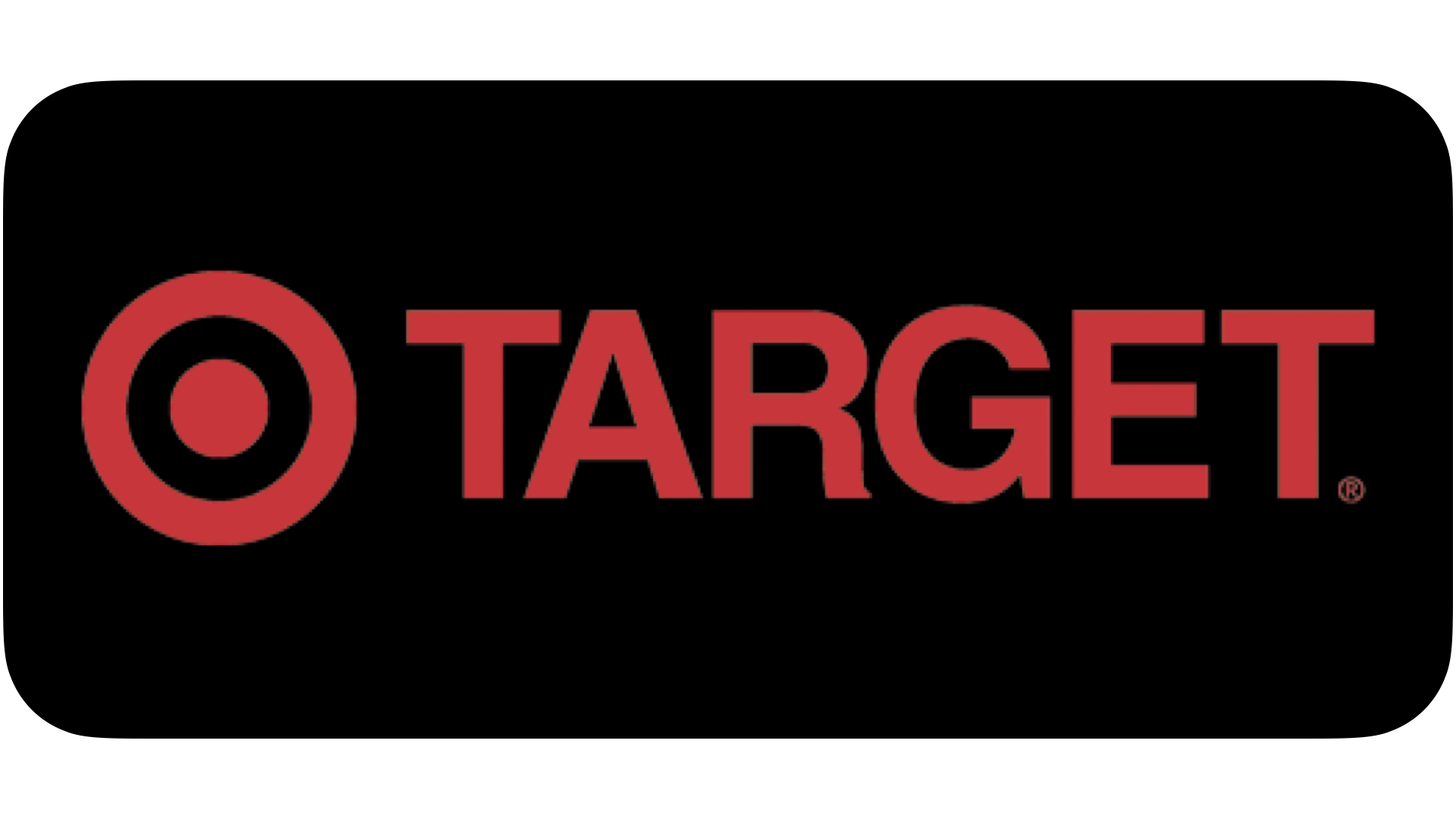 ‎Target Logo black background