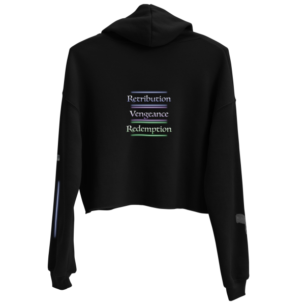 Victoria Villalobos - Retribution women's cropped hoodie black