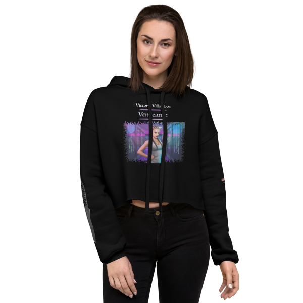 Victoria Villalobos - Retribution, women's cropped hoodie storm back