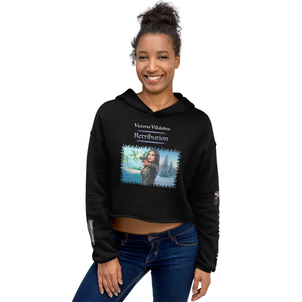 Victoria Villalobos - Retribution women's cropped hoodie black