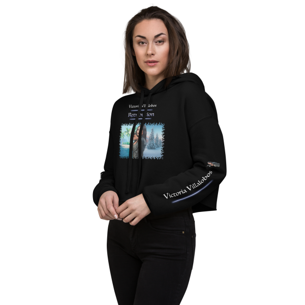 Victoria Villalobos - Retribution women's cropped hoodie black