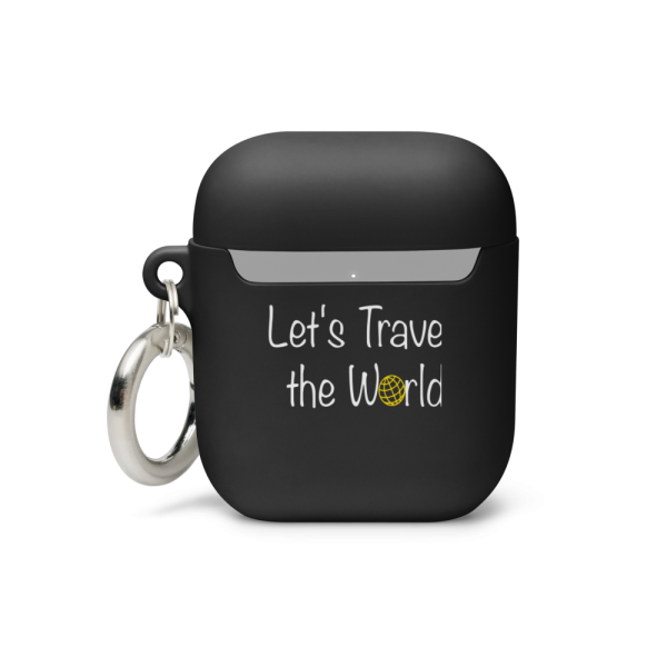 Let's Travel the World rubber case for AirPods