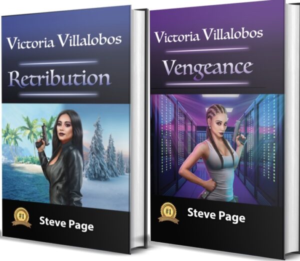 Victoria Villalobos hardcover book bundles Series: Victoria Villalobos- Retribution & Victoria Villalobos Vengeance: By Steve Page