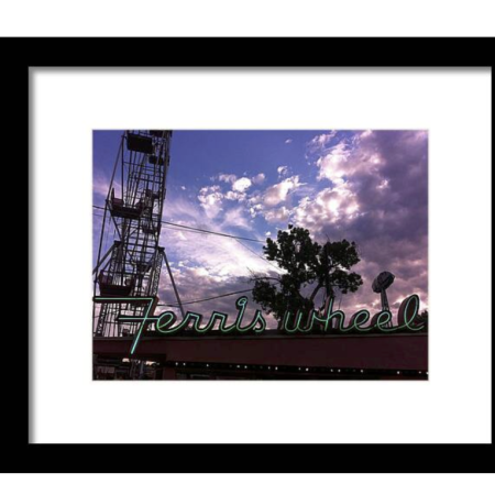 Ferris Wheel Framed Print from Lakeside Amusement Park